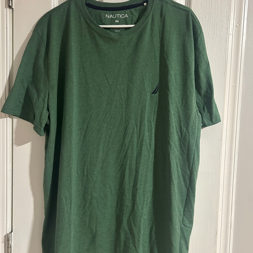 Nautica Men's Green T-Shirt XXL